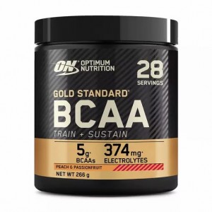 Optimum Nutrition Gold Standard BCAA Train + Sustain Peach & Passion Fruit 266 grams (28 Servings) Pakistan | 370-DQZCXL