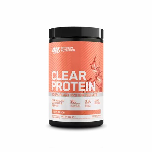 Optimum Nutrition ON Clear Protein 100% Plant Protein Isolate Juicy Peach 280 grams (10 Servings) Pakistan | 236-URIDZO